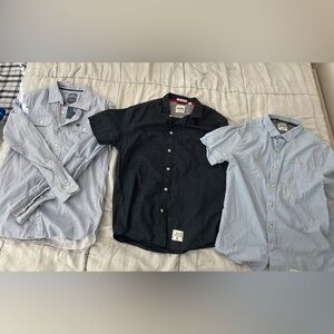 Lot of 3 super dry button up. Men’s Size Large. EUC